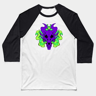 Dragon Skull Baseball T-Shirt